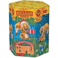 Салют Новогодняя белочка РС7079 купить от производителя Русская Пиротехника — Пермь