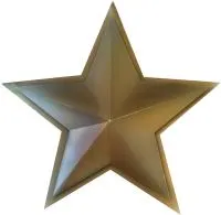 Звезда на памятник состаренная бронза в Перми (518501)