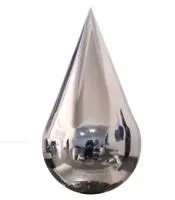 Капля 1000 х 500 зеркало aisi304 (517624) производство арт-объект  в Перми