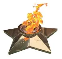 Звезда с газовой горелкой (518315) сертификат комплект горелка ГВД 379 10 89 00 ПС вечный огонь ø 600 мм. пустотелая  в Перми