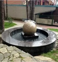 Сфера гранит фонтан 3D шар (518901) ∅ 750 мм. Пермь 