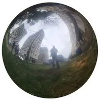 Шар из нержавеющей стали ø 600 мм. (517182) производство - сфера арт-объект пустотелая  в Перми