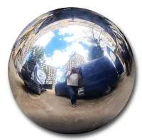 Шар ø 600 мм. полый полированный (517585) поставка - сфера арт-объект пустотелая  в Перми