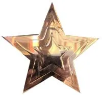 Звезда на памятник ø 150 (518234) монтаж обелиск - стела мм. пустотелая  в Перми