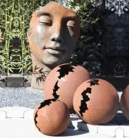 Кортен 3 шара — парк декор (518952) ∅ 950 750 450 мм. Пермь