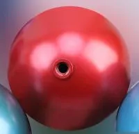 Ёлочный шар красный (518840) ∅ 500 мм. Пермь 