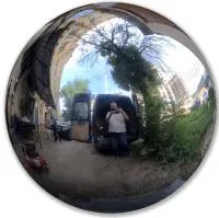 Шар ø 1000 мм. полый полированный (517577) монтаж - сфера арт-объект пустотелая  в Перми