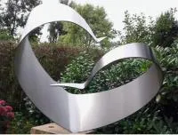 Сердце скульптура из нержавеющей стали (518277) поставка арт-объект  в Перми