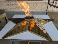 Звезда вечный огонь (514264) производство комплект горелка ГВД 379 10 89 00 ПС ø 1500 мм. пустотелая  в Перми