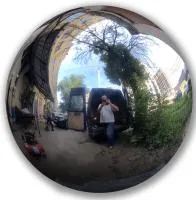 Шар ø 850 мм. полый полированный (517590) производство - сфера арт-объект пустотелая  в Перми