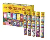 Пиротехнический фонтан - «Акварель»: 3 - 35 секунд) (Русская Пиротехника)