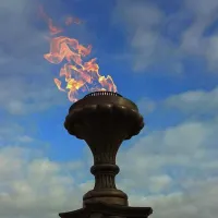 Газовая горелка апс (газ-контроль) (1629) сертификат - автомат вечный огонь ø 154 мм. ветроустойчивая  в Перми