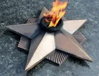 Вечный огонь СССР литая бронза патина в Перми (518554)