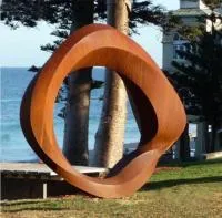 Композиция кольцо кортеновская сталь (518268) сертификат арт-объект  в Перми