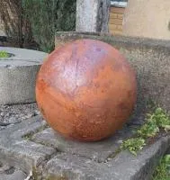 Сфера 3D парк КОРТЕН сталь (518912) ∅ 500 мм. Пермь 