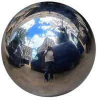 Шар ø 1150 мм. полый полированный (517595) монтаж - сфера арт-объект пустотелая  в Перми
