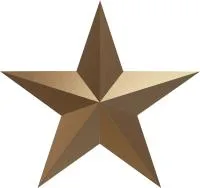 Звезда на памятник ветерану ВОВ из бронзы в Перми (518494)
