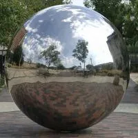 Металлический шар полированный (198287) монтаж - сфера арт-объект ø 1000 мм. пустотелая  в Перми