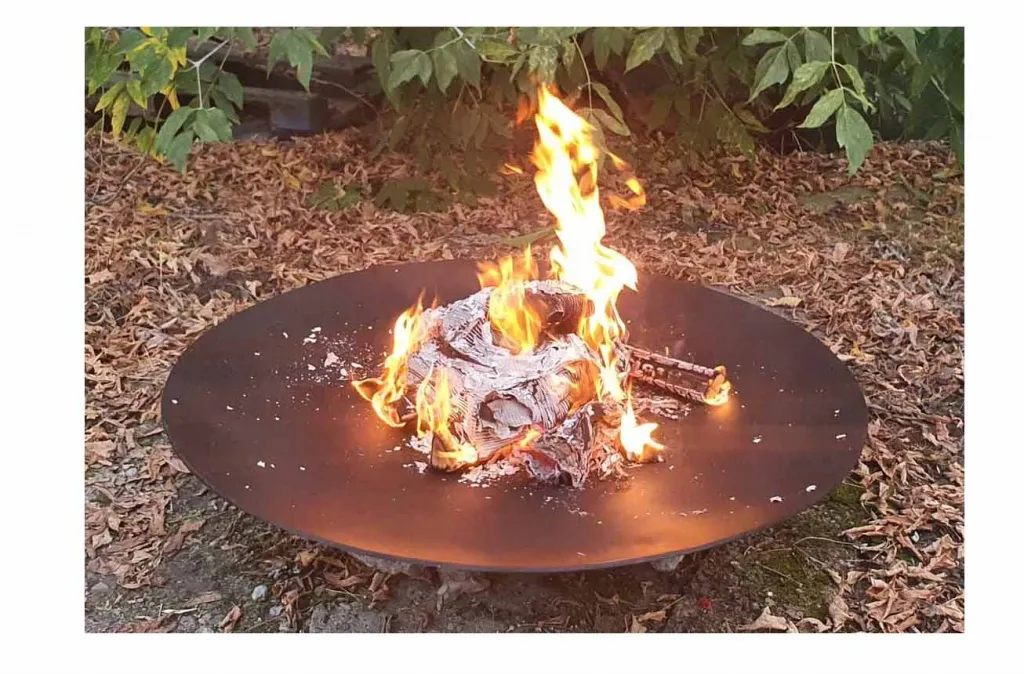 Кострище в виде чаши из металла сталь марки Ст3 аренда в Перми 